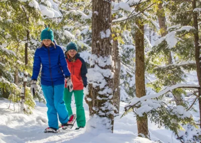 Snowshoeing in Stowe