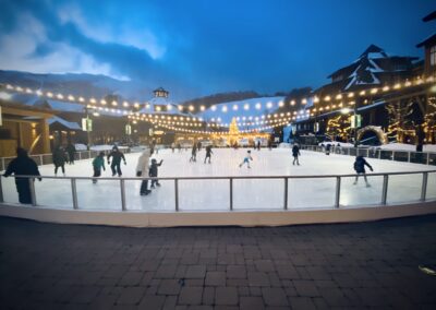 Spruce Peak Ice Skating